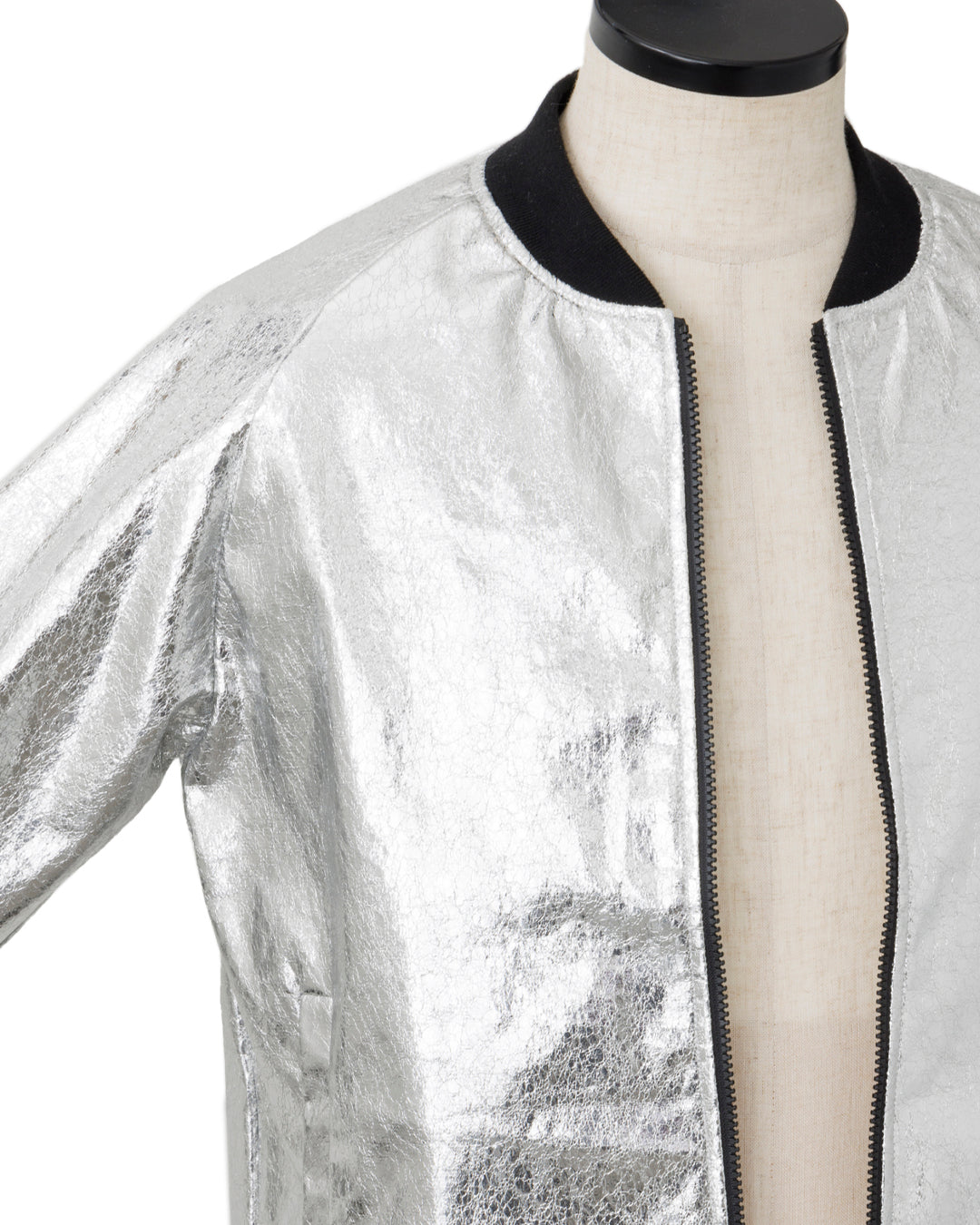 POTENZA / METALLIC SILVER BLOUSON