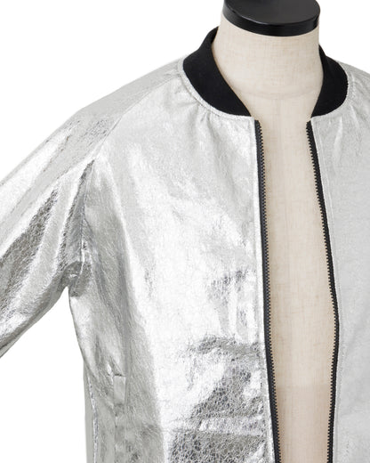 POTENZA / METALLIC SILVER BLOUSON