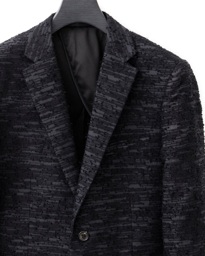 HARRISON WONG / Sheer Textured Cotton Blazer