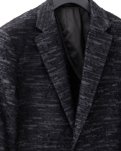 HARRISON WONG / Sheer Textured Cotton Blazer