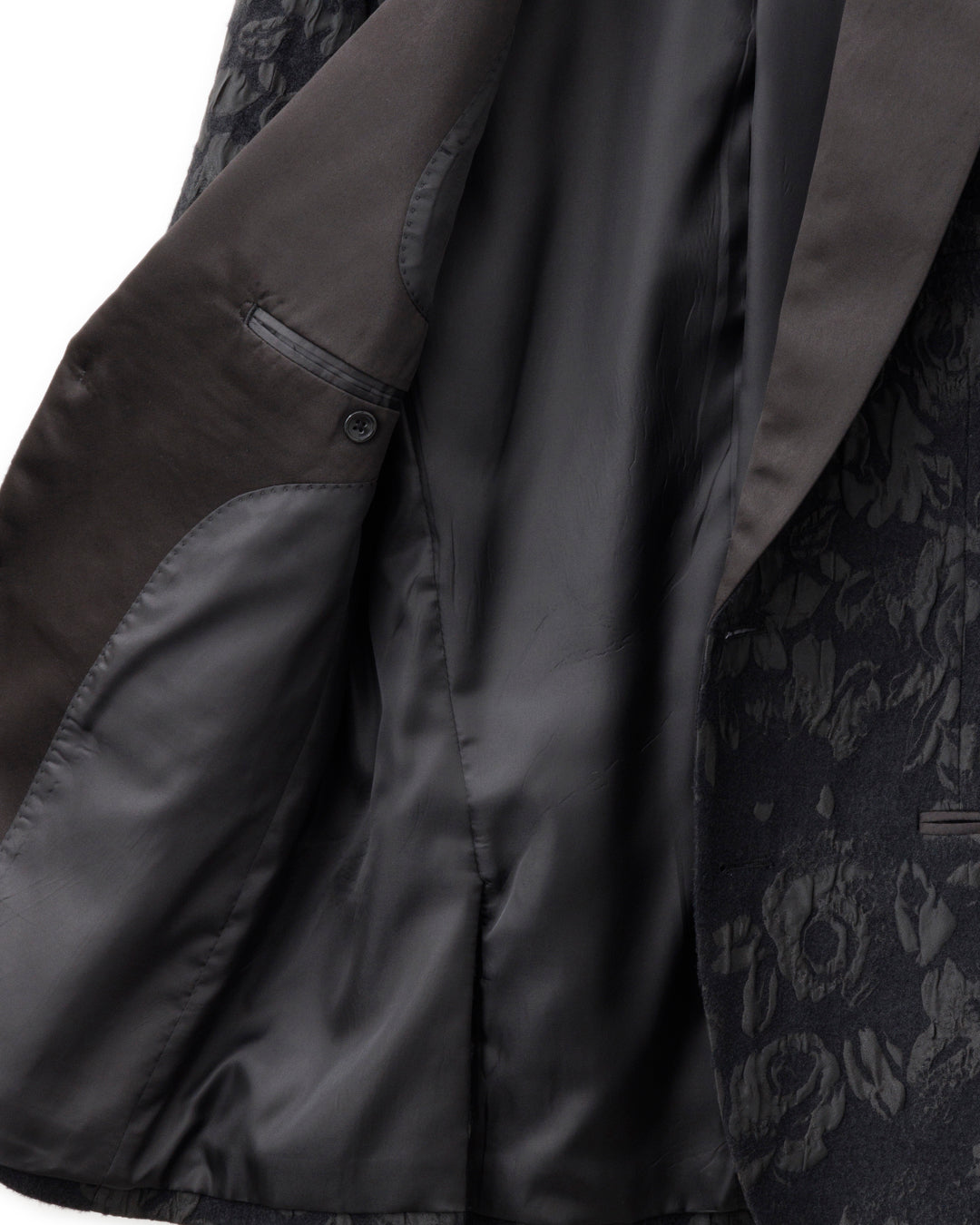 HARRISON WONG / Floral Jacquard Blazer With Satin Lapel