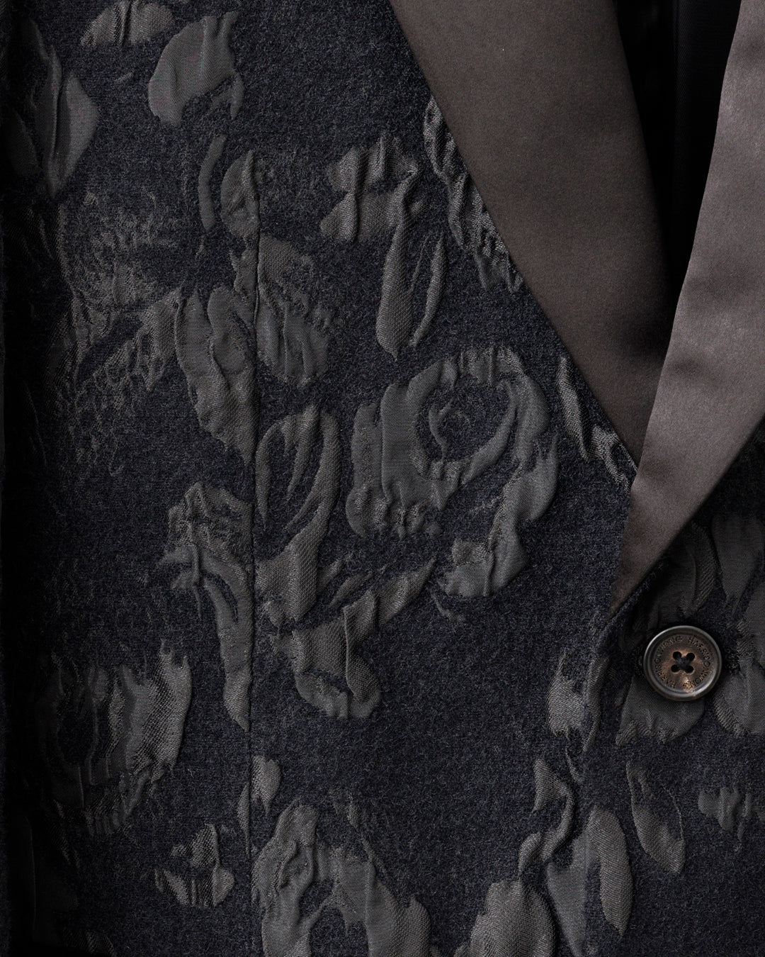 HARRISON WONG / Floral Jacquard Blazer With Satin Lapel