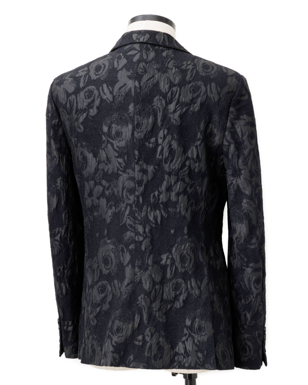 HARRISON WONG / Floral Jacquard Blazer With Satin Lapel