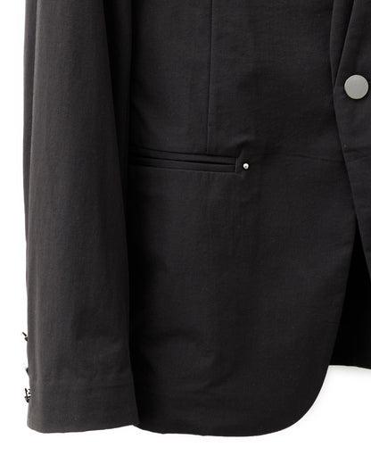 HARRISON WONG / Stand Collar Blazer With Studs - Black