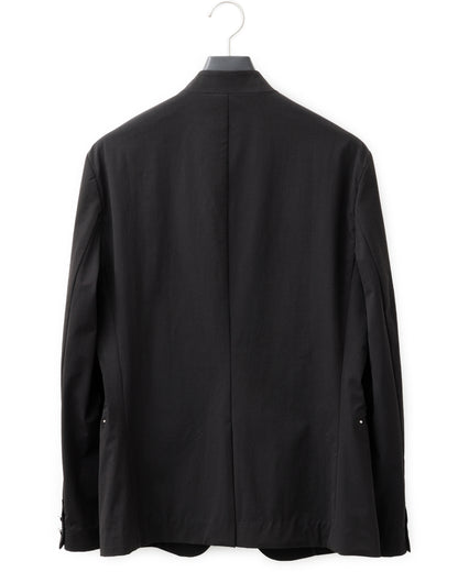 HARRISON WONG / Stand Collar Blazer With Studs - Black