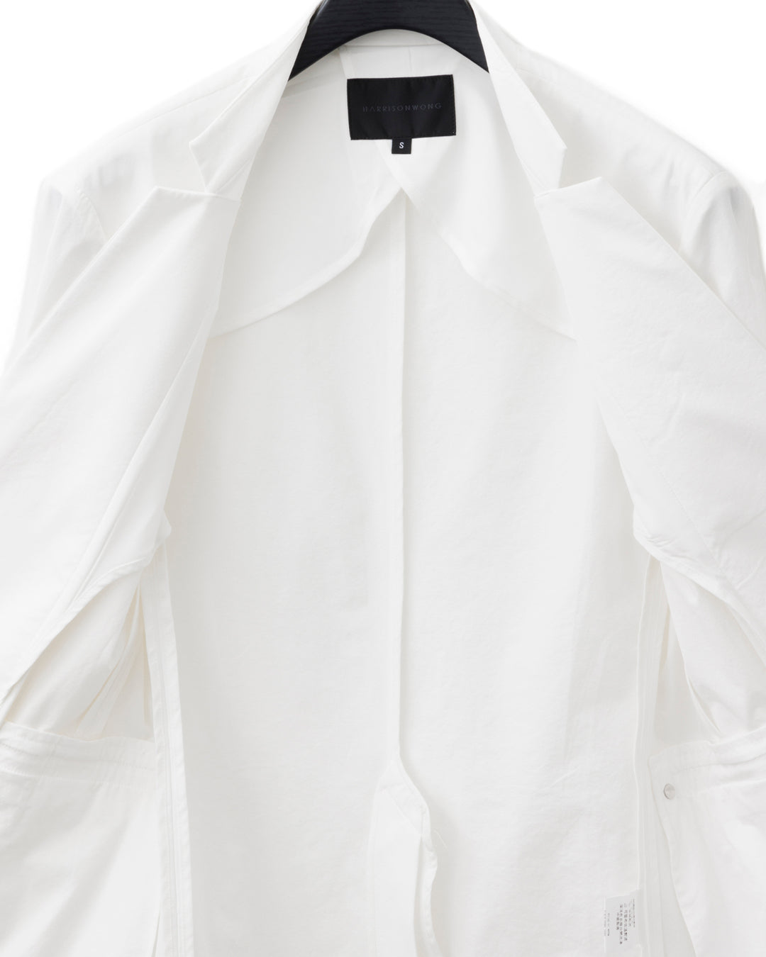 HARRISON WONG / Stand Collar Blazer With Studs - White