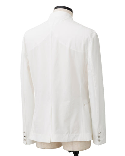 HARRISON WONG / Stand Collar Blazer With Studs - White