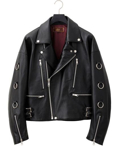 Bennu / UK Sheep Leather Big Double Riders Jacket