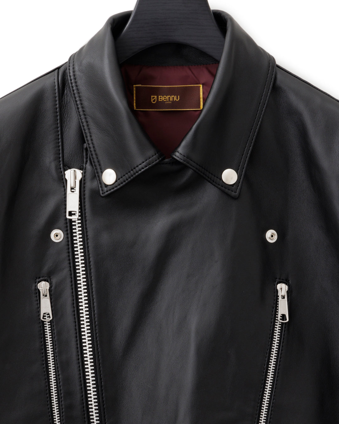 Bennu / UK Sheep Leather Big Double Riders Jacket