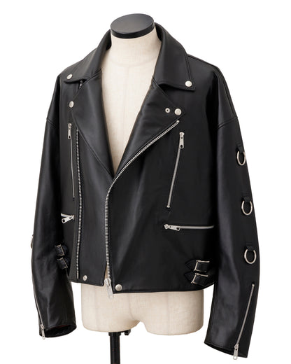 Bennu / UK Sheep Leather Big Double Riders Jacket