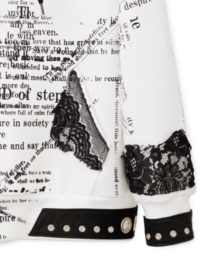 Bennu × TT / Aqua Suiting Jersey Hoodie - THE LIPS -