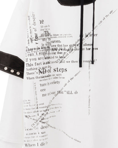 Bennu × TT / 3Way Docking Hoodie - WHITE