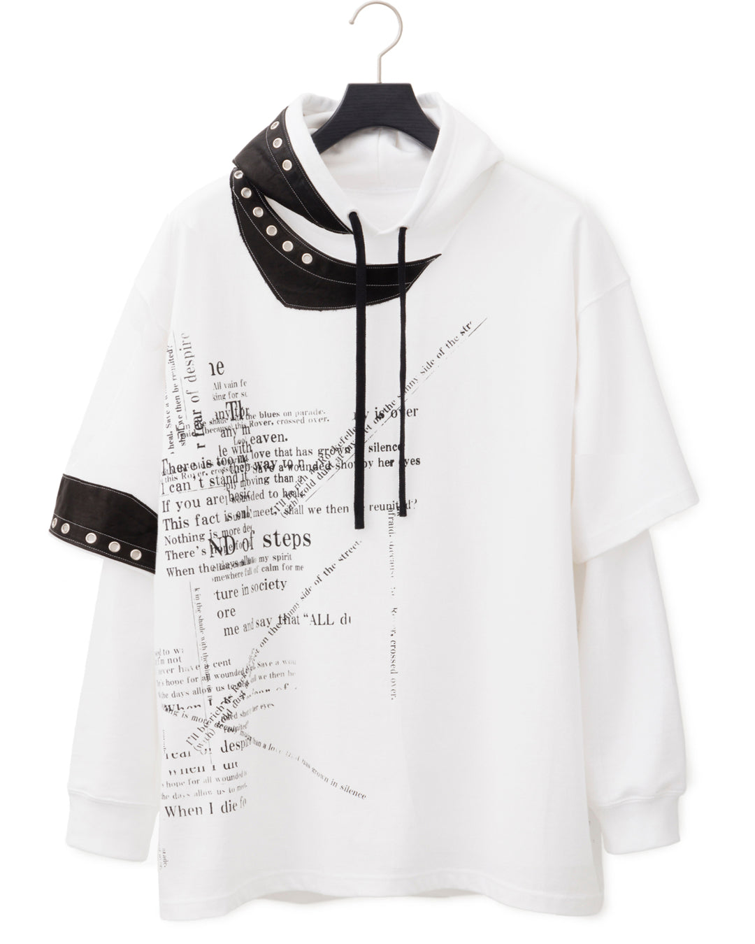 Bennu × TT / 3Way Docking Hoodie - WHITE