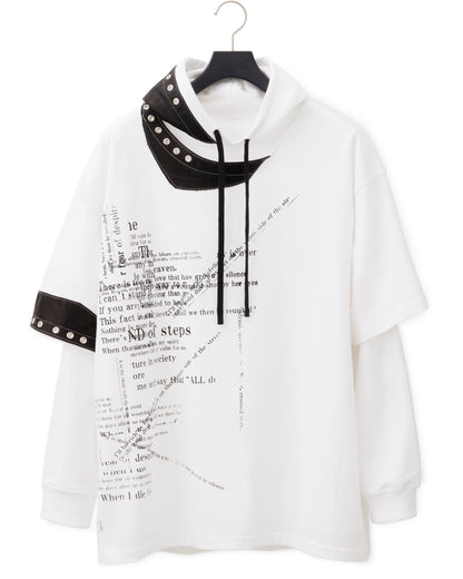 Bennu × TT / 3Way Docking Hoodie - WHITE