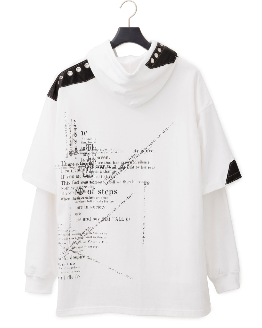 Bennu × TT / 3Way Docking Hoodie - WHITE