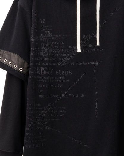 Bennu × TT / 3Way Docking Hoodie - BLACK