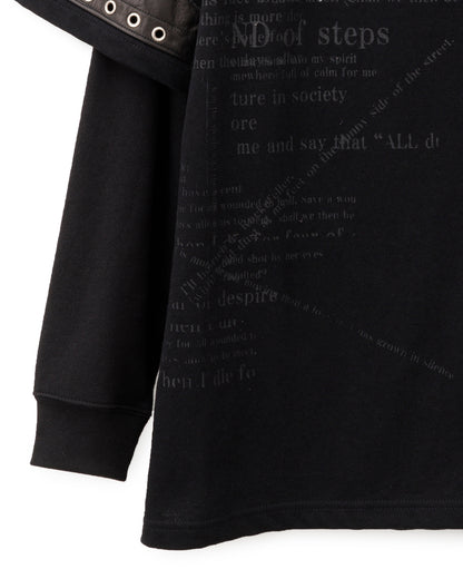 Bennu × TT / 3Way Docking Hoodie - BLACK