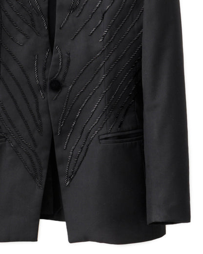 POTENZA / BEADS EMBROIDERY JACKET - Black Jewel -