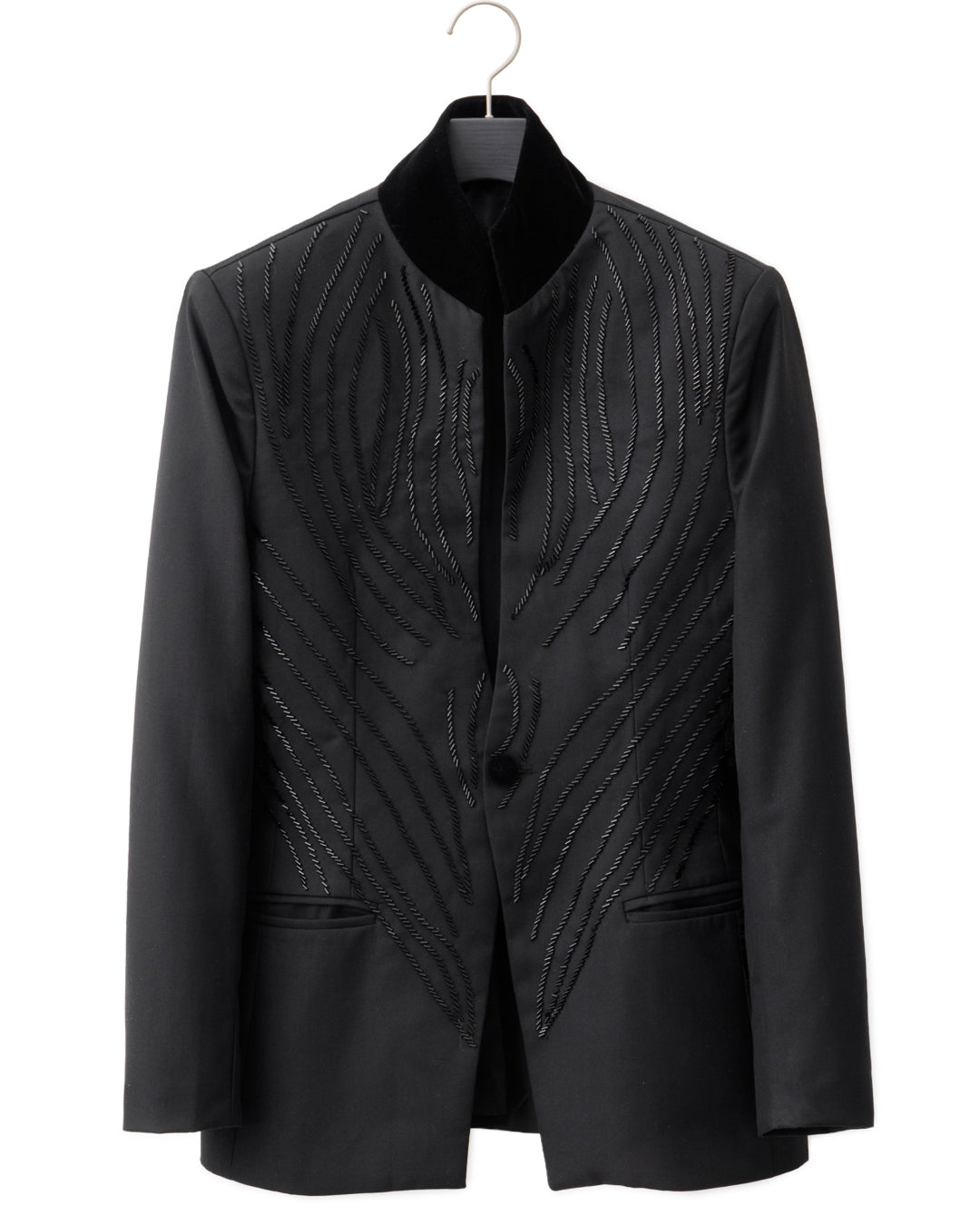 POTENZA / BEADS EMBROIDERY JACKET - Black Jewel -