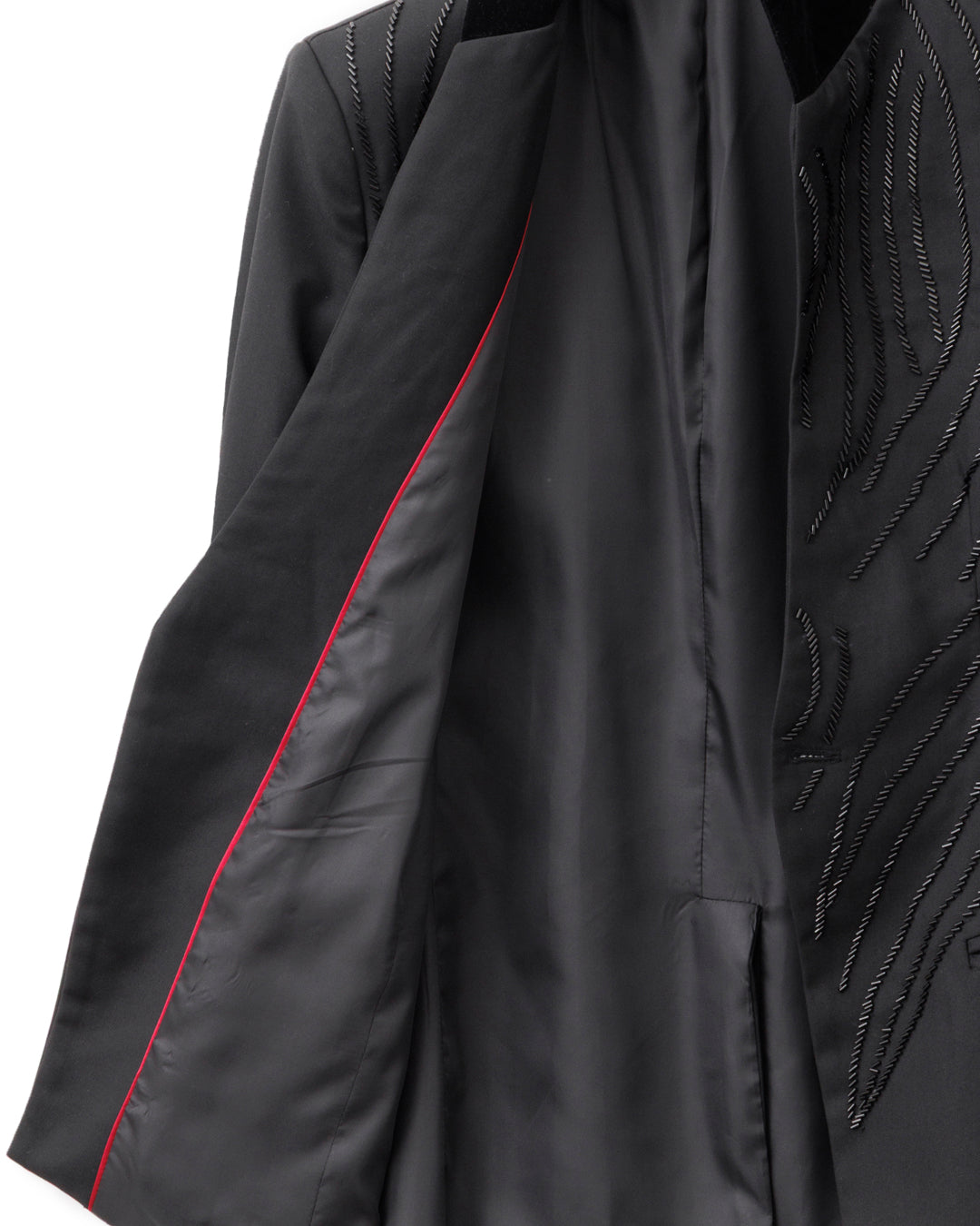 POTENZA / BEADS EMBROIDERY JACKET - Black Jewel -