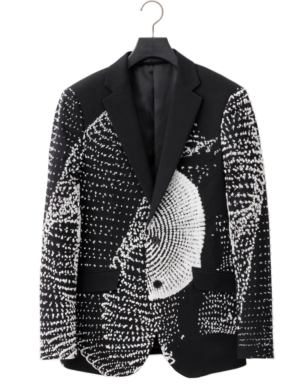 HARRISON WONG / Wool Blazer With Vectors 3D Embroidery