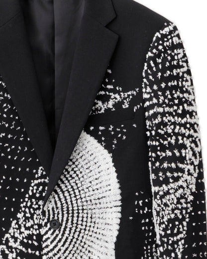 HARRISON WONG / Wool Blazer With Vectors 3D Embroidery