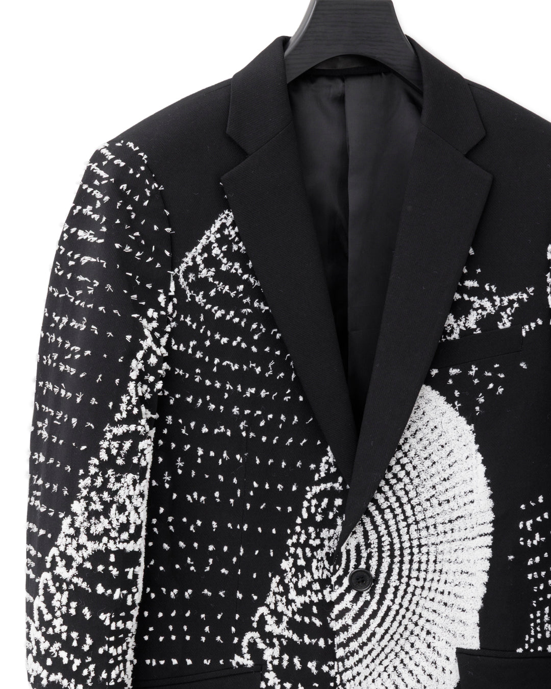 HARRISON WONG / Wool Blazer With Vectors 3D Embroidery