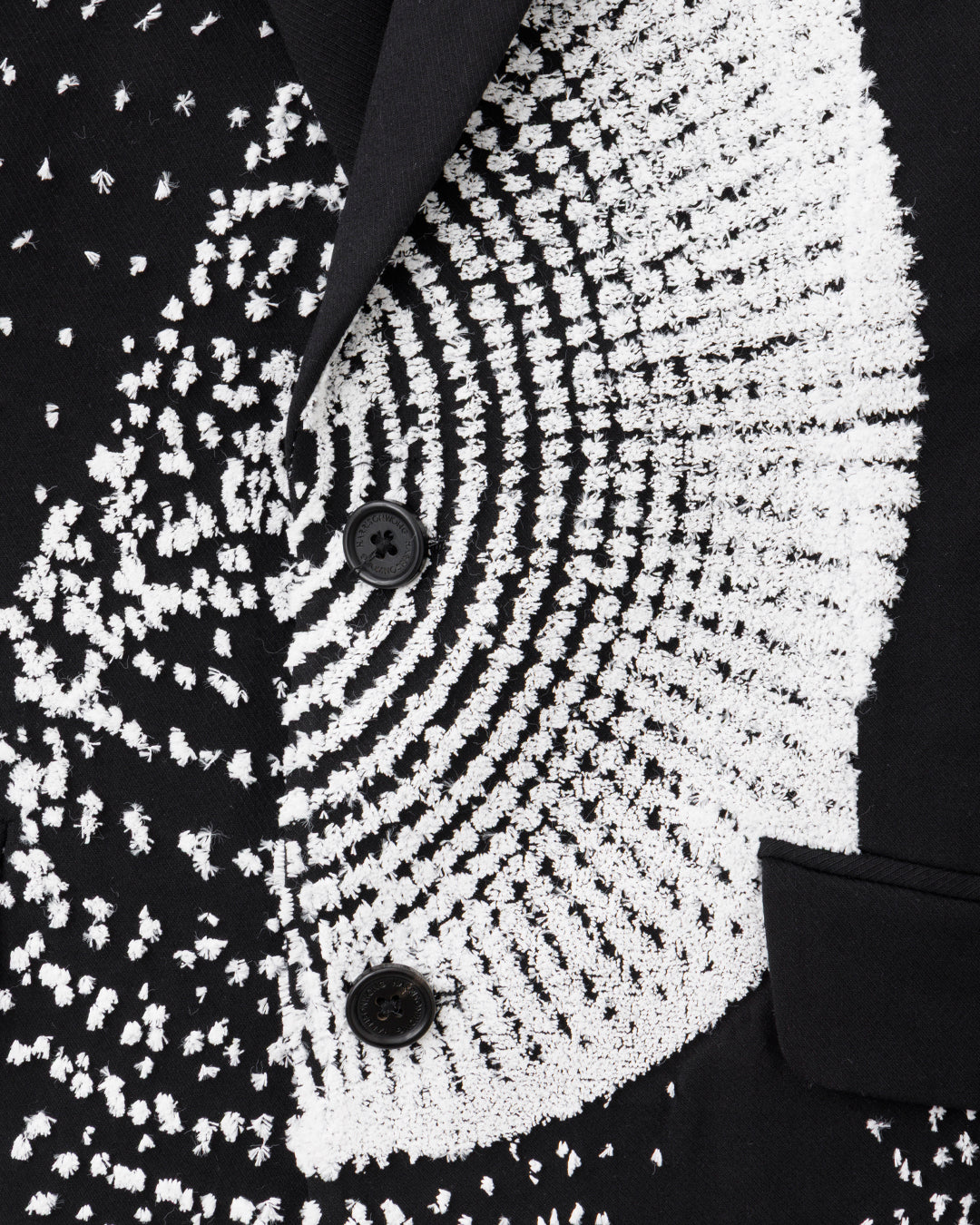 HARRISON WONG / Wool Blazer With Vectors 3D Embroidery