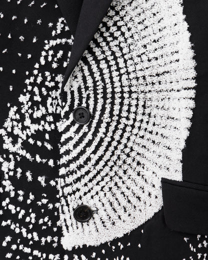 HARRISON WONG / Wool Blazer With Vectors 3D Embroidery