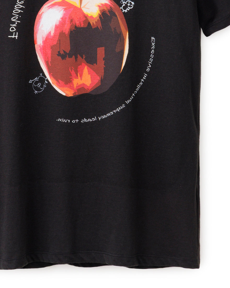 Bennu / Printed Loose Fit Tee - Forbidden Fruit -