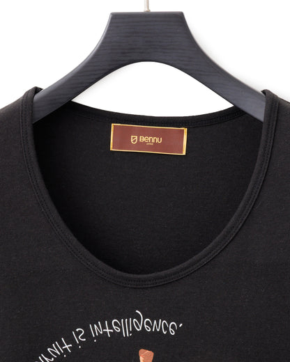 Bennu / Printed Loose Fit Tee - Forbidden Fruit -