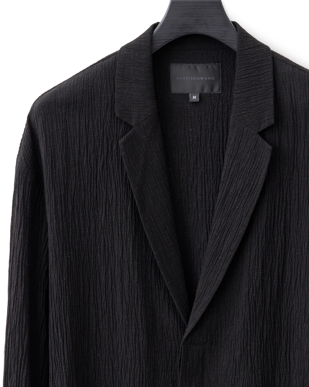 HARRISON WONG / Smocking Textured Long Blazer