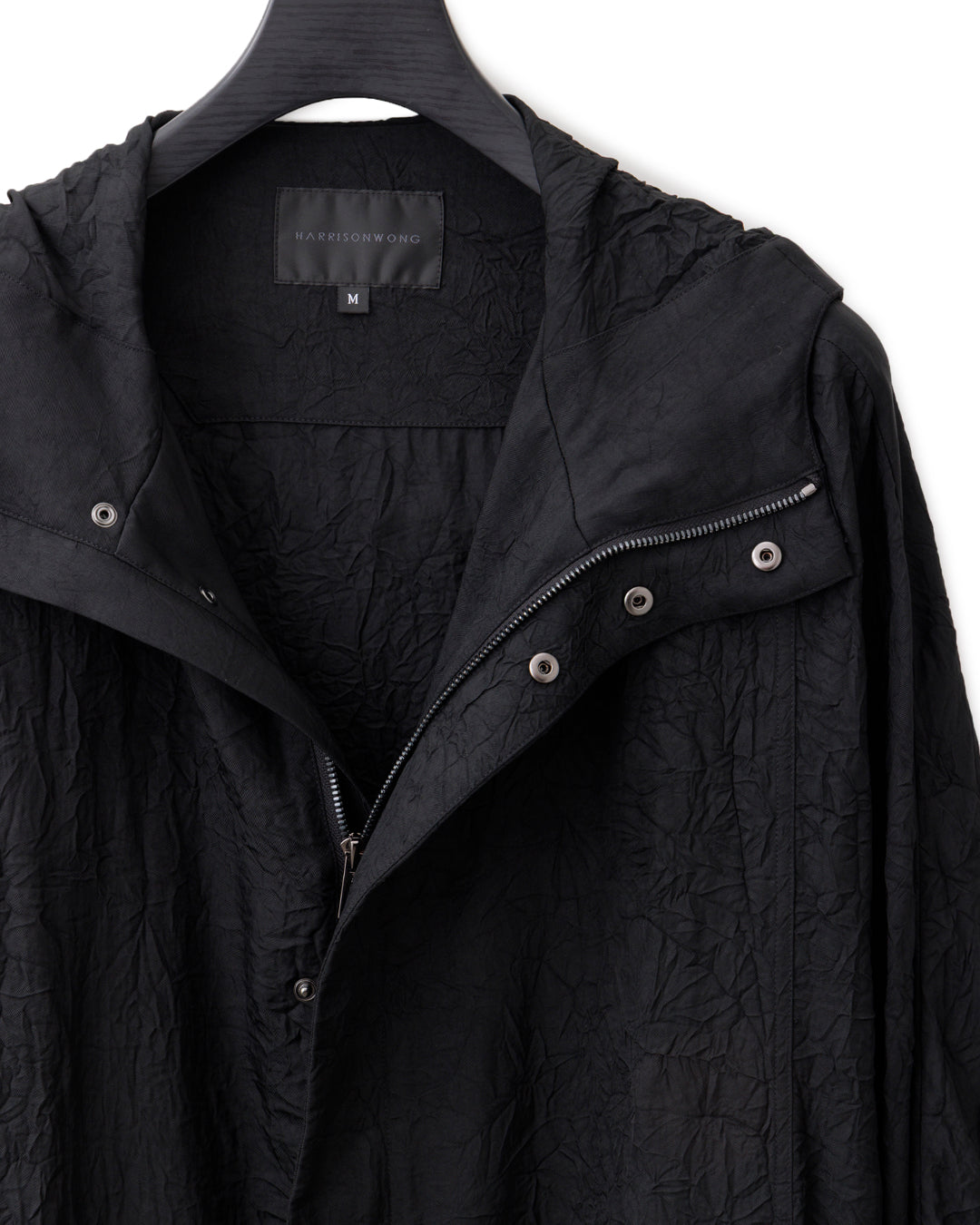 HARRISON WONG / Crepe Acetate Hood Coat