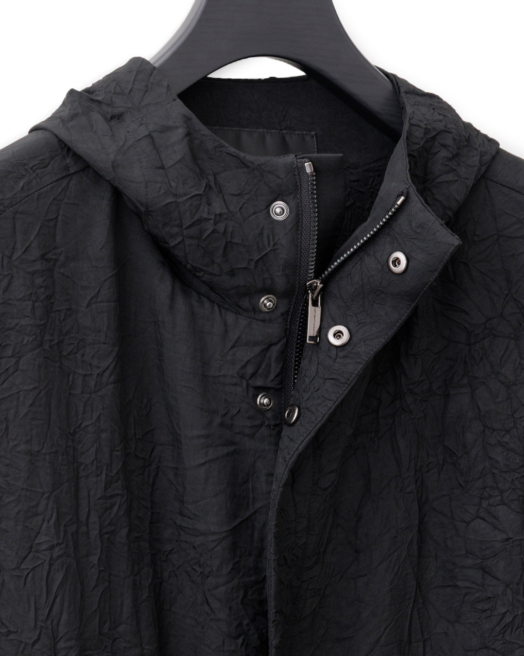 HARRISON WONG / Crepe Acetate Hood Coat