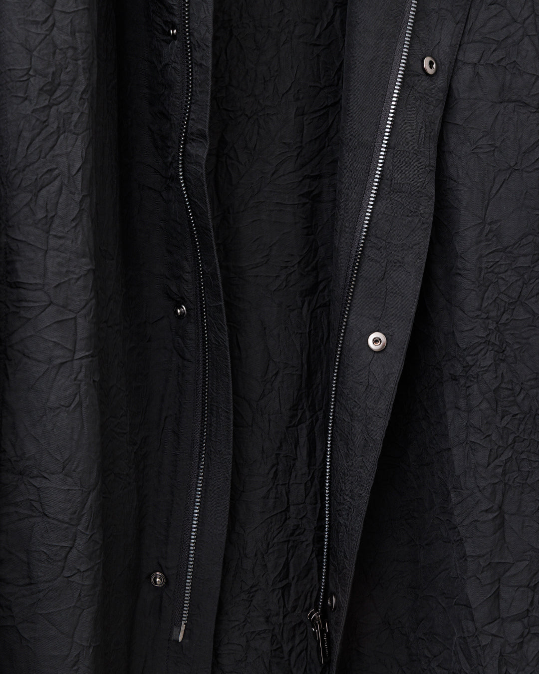 HARRISON WONG / Crepe Acetate Hood Coat