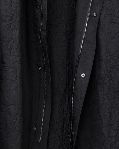 HARRISON WONG / Crepe Acetate Hood Coat