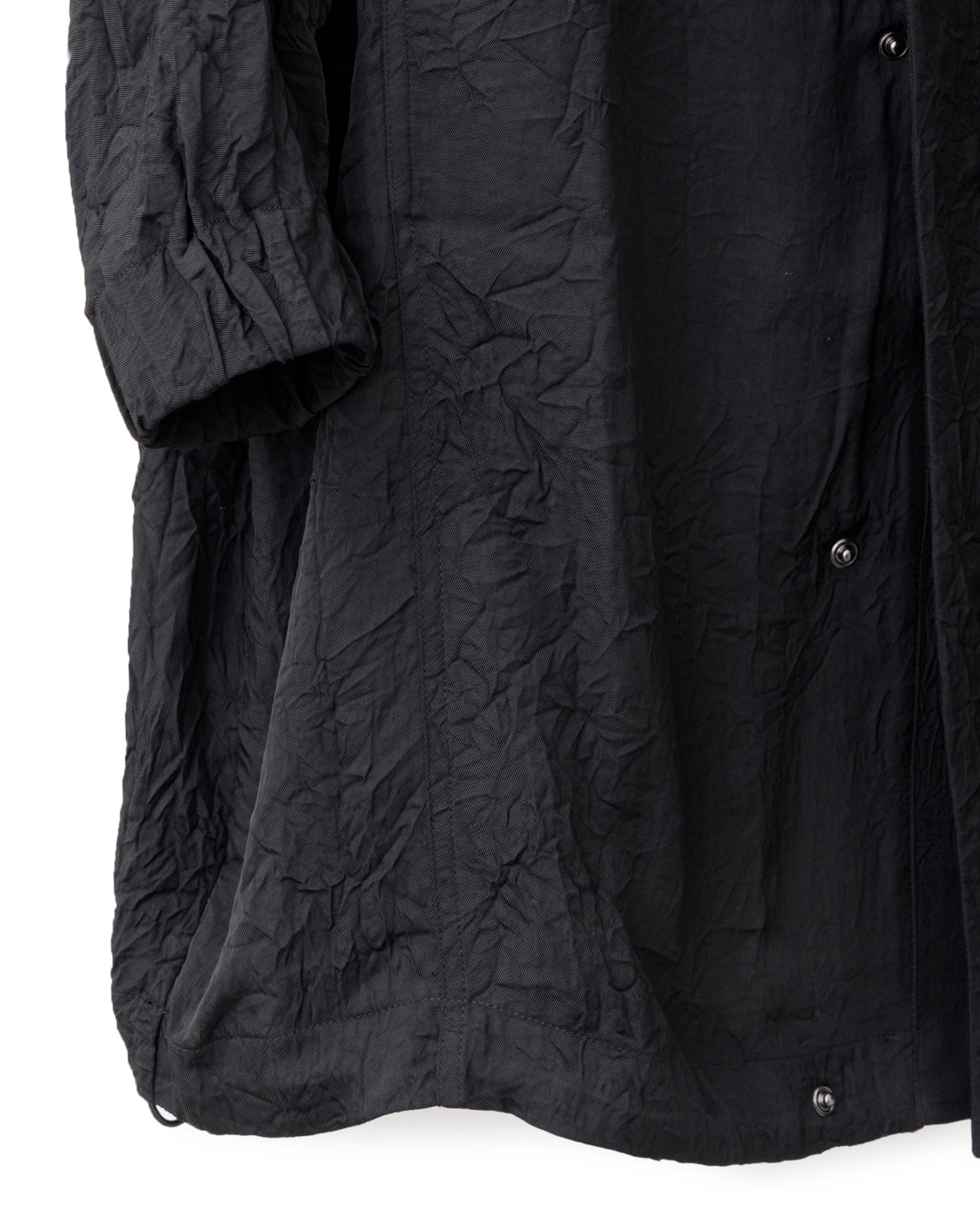 HARRISON WONG / Crepe Acetate Hood Coat