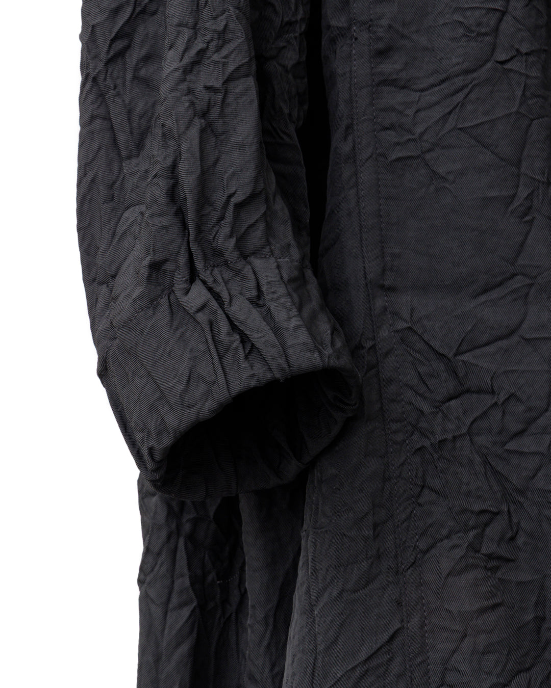 HARRISON WONG / Crepe Acetate Hood Coat