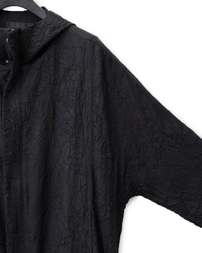 HARRISON WONG / Crepe Acetate Hood Coat
