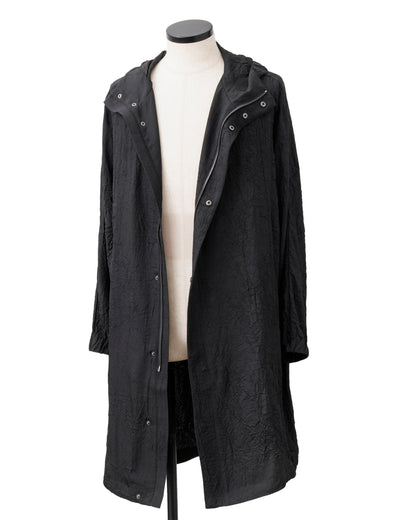 HARRISON WONG / Crepe Acetate Hood Coat