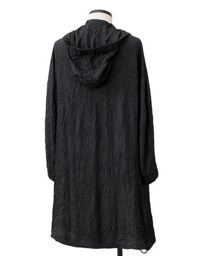 HARRISON WONG / Crepe Acetate Hood Coat