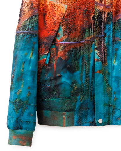 HARRISON WONG / Rust Pattern Print Bomber Jacket