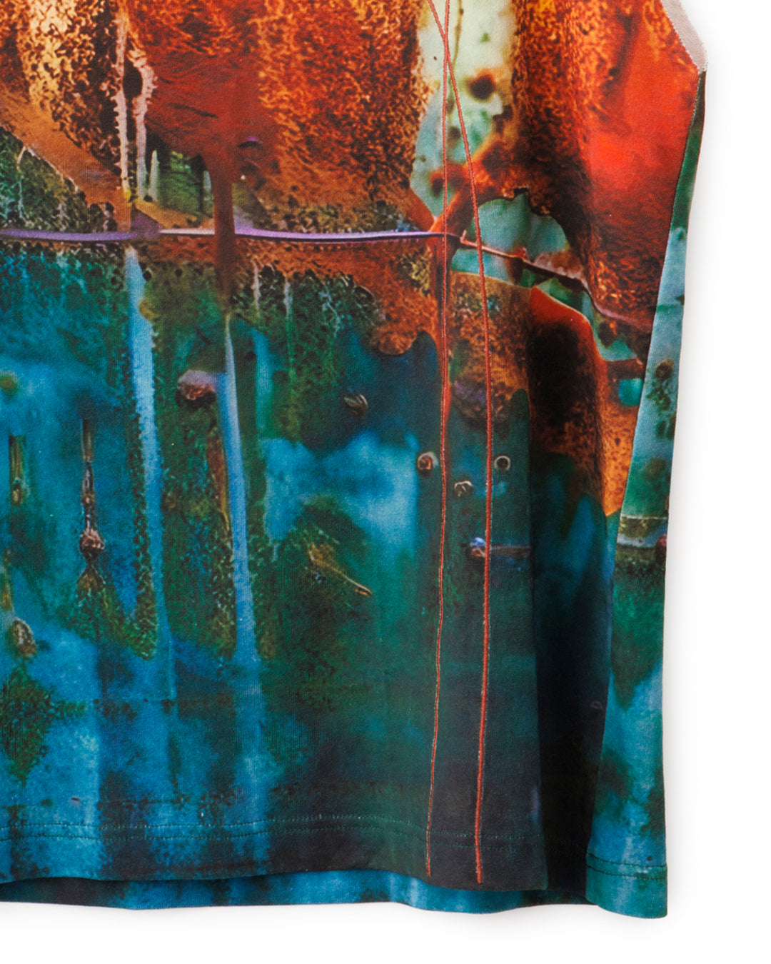 HARRISON WONG / Rust Pattern Sleeveless Print Tee