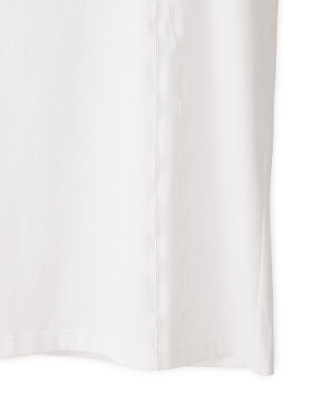 HARRISON WONG / Oversize Sleeveless Tee With Flowers Embroidery - White