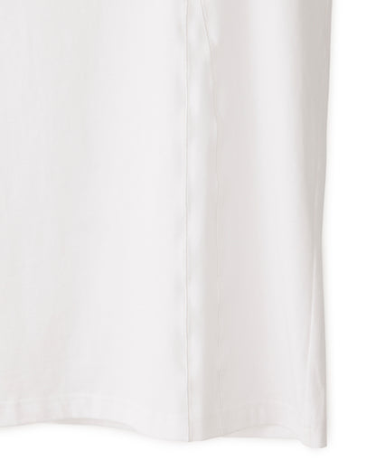 HARRISON WONG / Oversize Sleeveless Tee With Flowers Embroidery - White