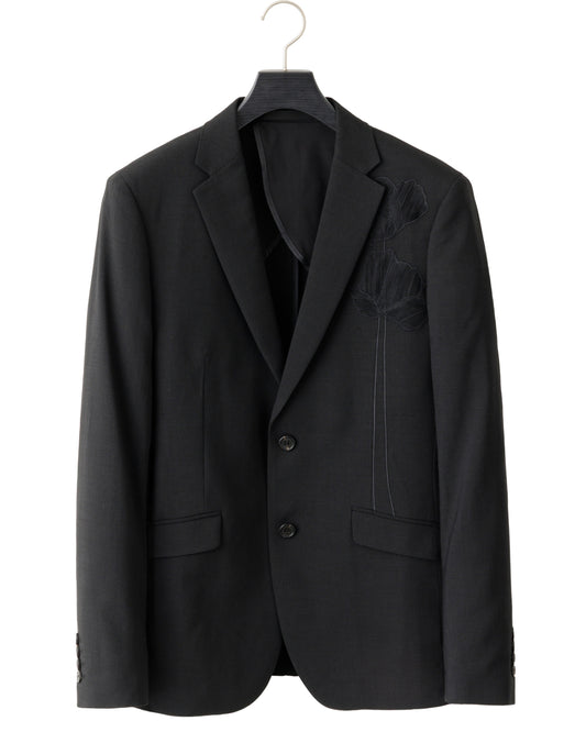 HARRISON WONG / Blazer With Embroidered Flowers