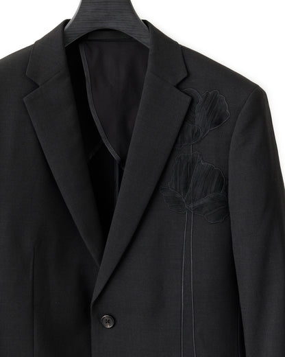 HARRISON WONG / Blazer With Embroidered Flowers