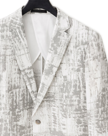 HARRISON WONG / Blurred Check Print Blazer