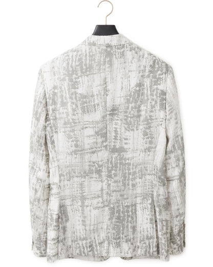 HARRISON WONG / Blurred Check Print Blazer