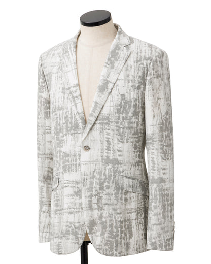 HARRISON WONG / Blurred Check Print Blazer